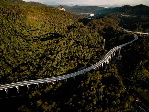 有关天性, 山, 橋的免费素材图片