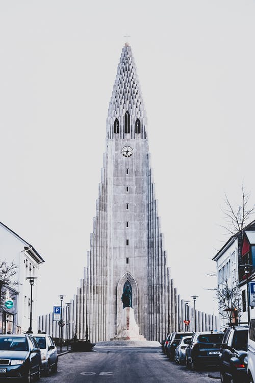 有关hallgrimskirja, 低角度, 傳統的免费素材图片