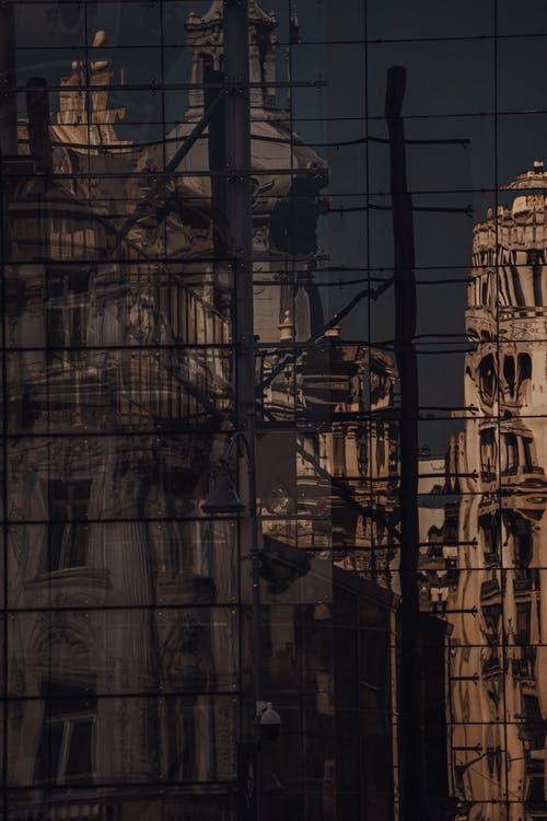 有关反射, 圖案, 垂直的的免费素材图片