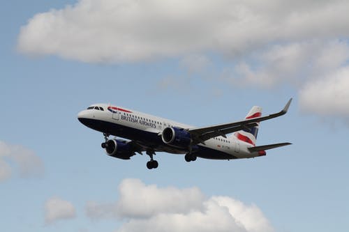 有关航空器, 英国航空, 藍天的免费素材图片
