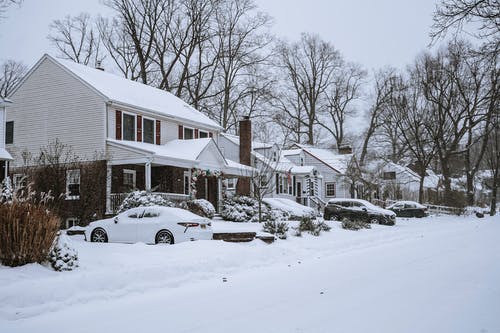 有关停放的汽車, 冬季, 大雪覆盖的免费素材图片