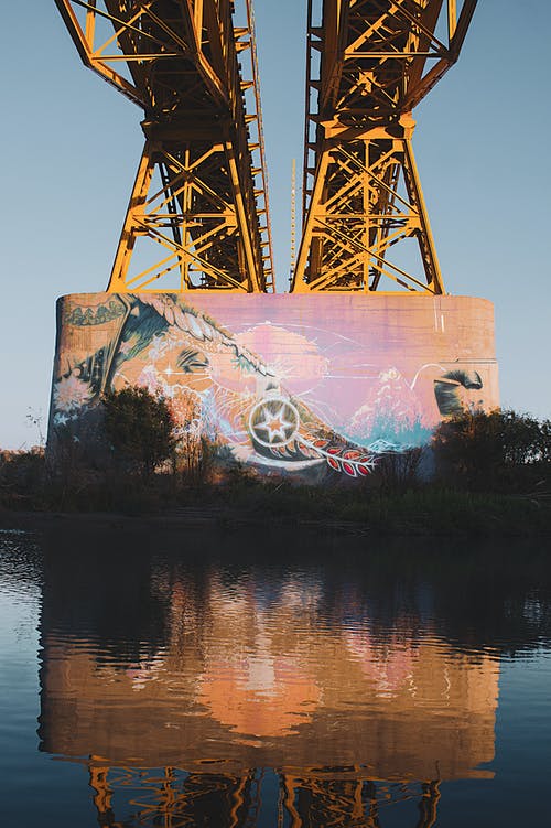 有关交通系統, 反射, 垂直拍摄的免费素材图片