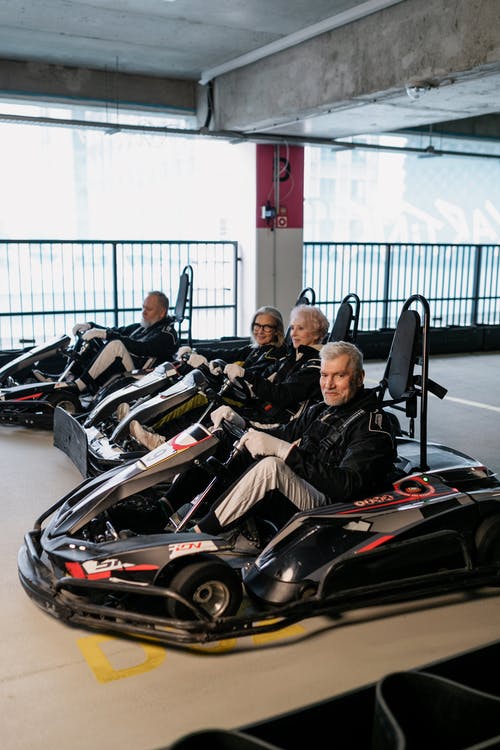 有关体育, 卡丁车, 友誼的免费素材图片