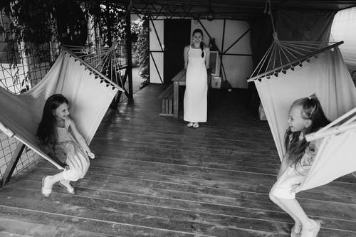 有关兒童, 吊床, 單色的免费素材图片