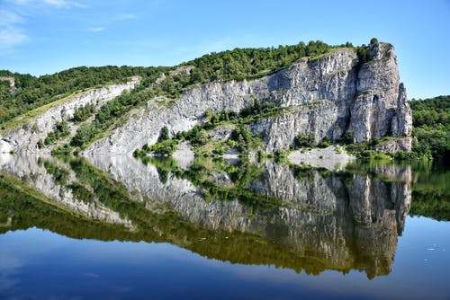 有关反射, 天空, 岩石的免费素材图片
