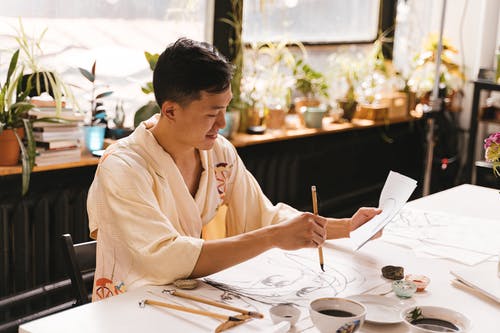 有关人, 創造力, 畫筆的免费素材图片