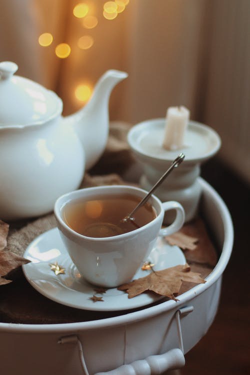 有关杯子, 瓷茶壶, 秋天的免费素材图片