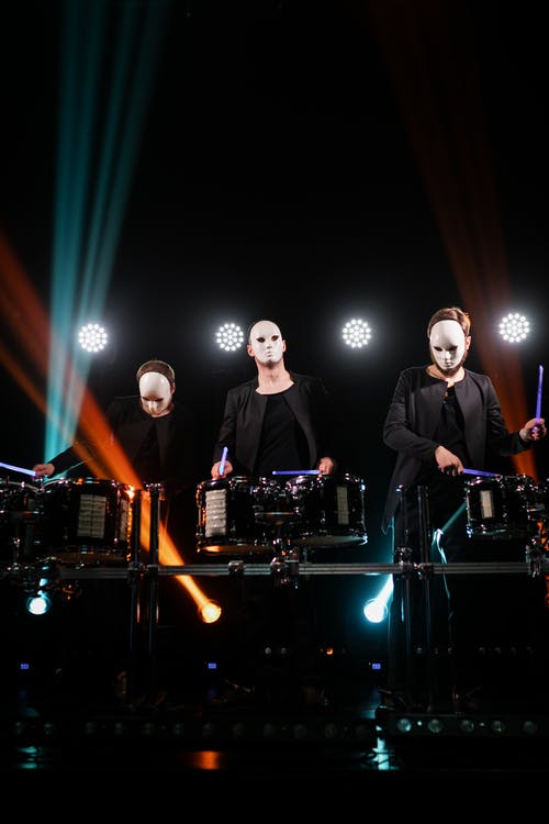 有关垂直拍摄, 性能, 打擊樂器的免费素材图片