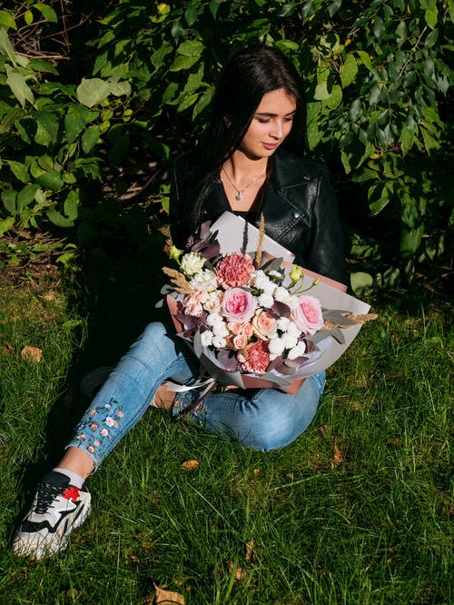 有关3d超声波, 一束鲜花, 垂直拍摄的免费素材图片