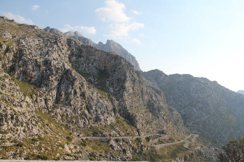有关弯曲的道路, 戶外, 摇滚的免费素材图片