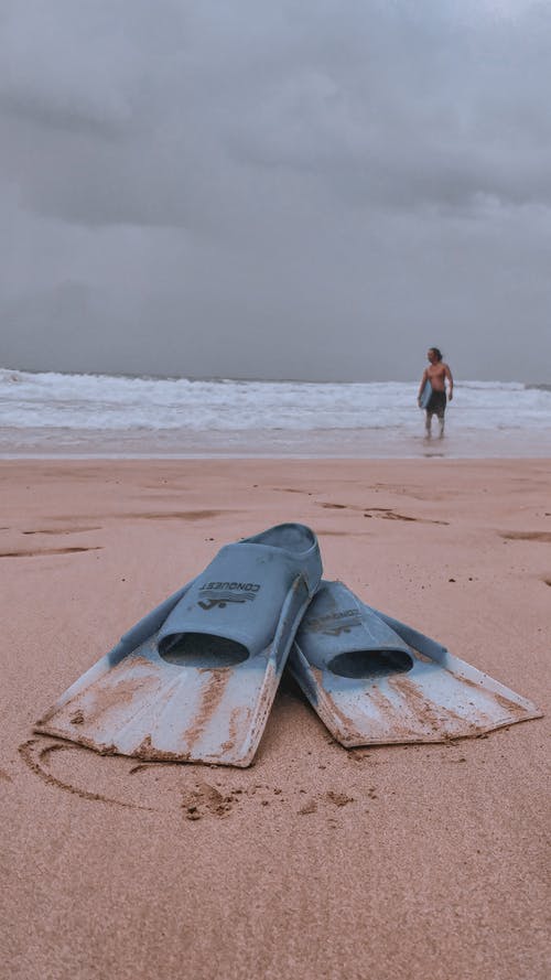 有关垂直拍摄, 海濱, 海灘的免费素材图片