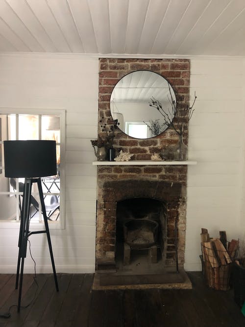 有关內部, 垂直拍摄, 壁爐的免费素材图片