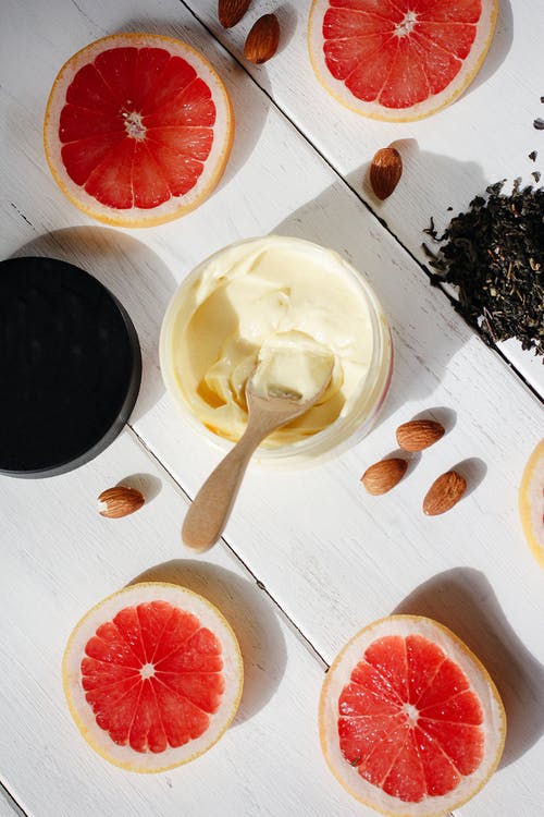 有关乳霜, 俯視圖, 垂直拍摄的免费素材图片