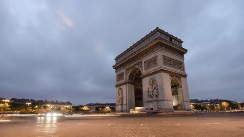 巴黎凯旋门 · 免费素材视频