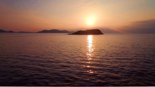 海洋日落美景 · 免费素材视频