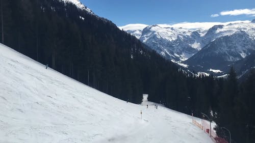 空中射击的滑雪胜地 · 免费素材视频