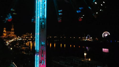 游乐园游乐设施 · 免费素材视频