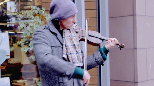 老小提琴手 · 免费素材视频