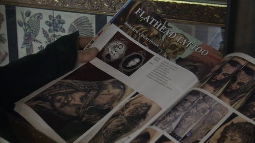 不同风格的纹身 · 免费素材视频