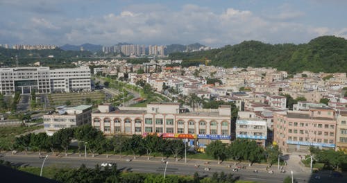 中国城市的全景视图 · 免费素材视频