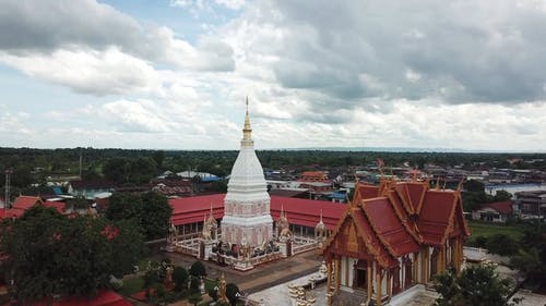 泰国著名地标的全景视图 · 免费素材视频