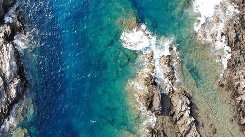 海洋无人机画面 · 免费素材视频