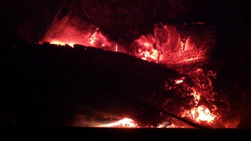 燃煤的特写 · 免费素材视频