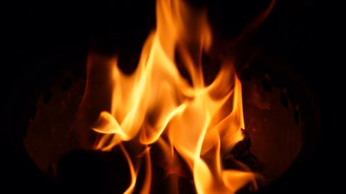 燃烧的木柴 · 免费素材视频
