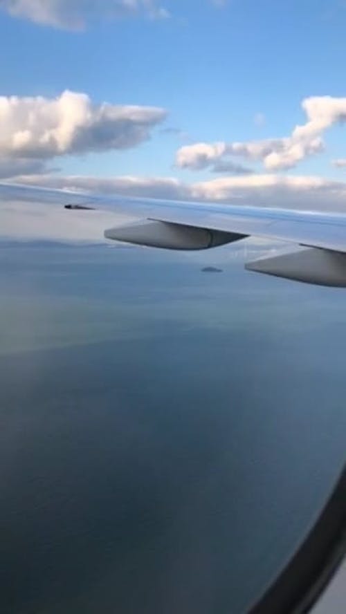 飞机在飞行 · 免费素材视频