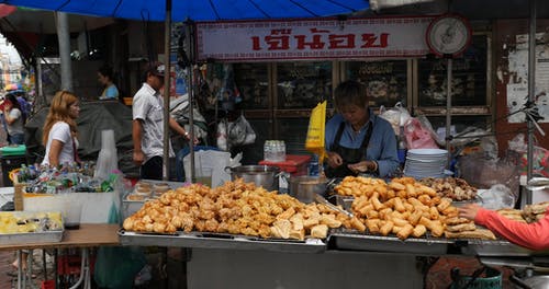 街边小吃 · 免费素材视频