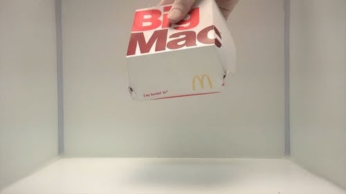 水下放置的汉堡包 · 免费素材视频