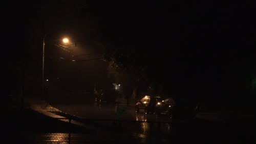 雨与雷电 · 免费素材视频
