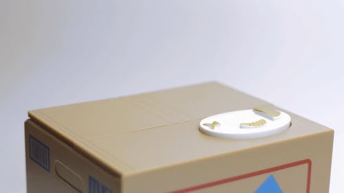 可爱猫咪硬币银行 · 免费素材视频