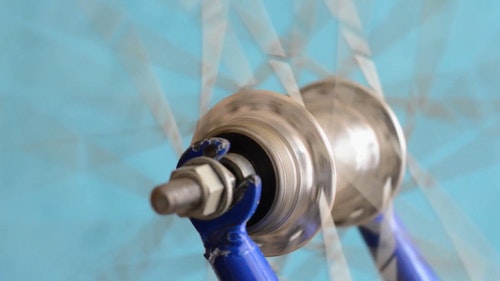 自行车齿轮零件的特写视图 · 免费素材视频