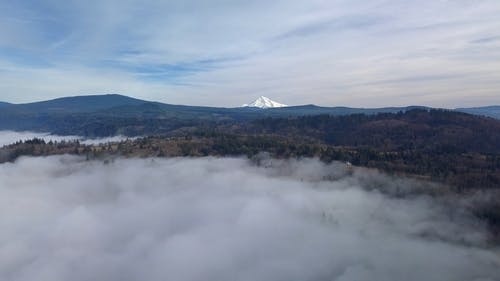 美丽的风景与雪山 · 免费素材视频