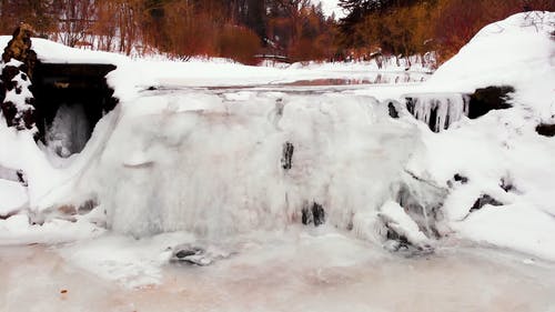 冰冻的河 · 免费素材视频