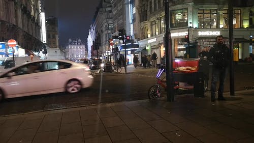 在伦敦市中心的夜生活 · 免费素材视频