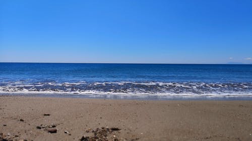海景与美丽的地平线 · 免费素材视频