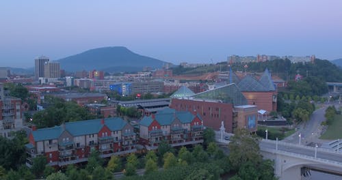 无人机拍摄的城市 · 免费素材视频