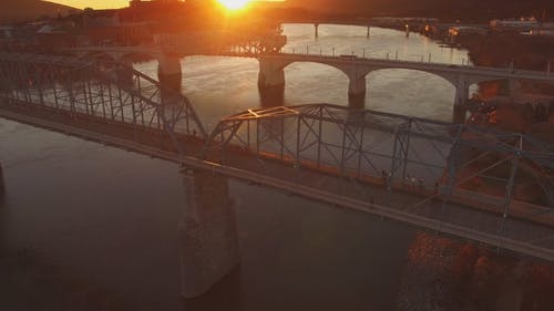 跨河桥梁 · 免费素材视频