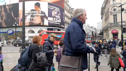 伦敦街头的人 · 免费素材视频