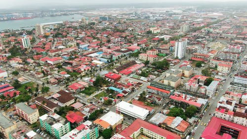 一个城市的航拍画面 · 免费素材视频