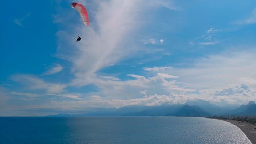 空中滑翔伞 · 免费素材视频