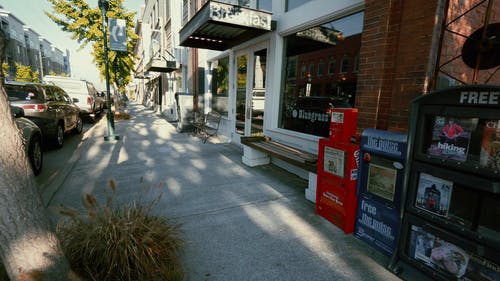 人行道上的餐厅 · 免费素材视频