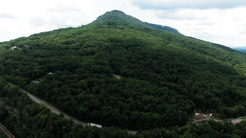 山区森林的无人机画面 · 免费素材视频