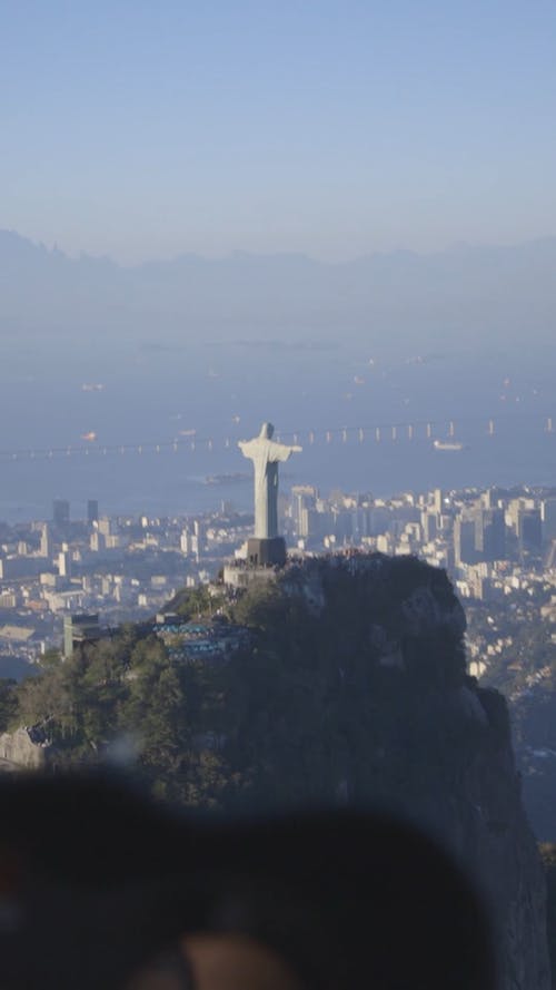 基督救世主雕像在巴西 · 免费素材视频