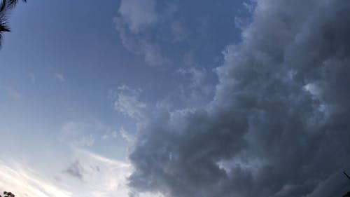 天空中厚厚的云层形成 · 免费素材视频