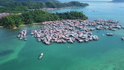 海岸渔村 · 免费素材视频