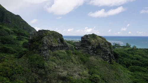 夏威夷山上的岩石形成 · 免费素材视频