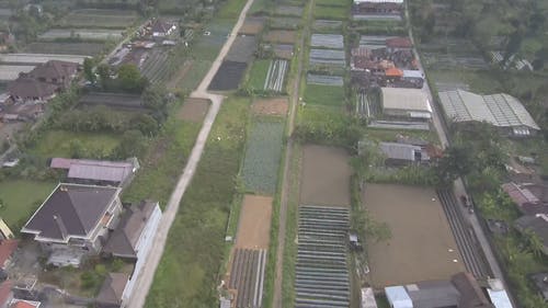 住宅社区主要道路的无人机画面 · 免费素材视频